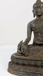 Oud beeld Medicijn boeddha - Brons - Nepal (Zonder
