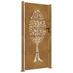 Poort 105x180 Corten | OP = OP | 35% Voordeel (tuinpoort), Jardin & Terrasse, Verzenden, Tuinhek