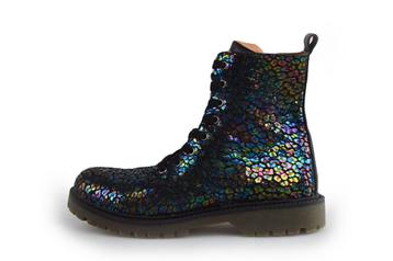MJUS Veterboots in maat 37 Zwart | 5% extra korting, Verzenden, Jongen of Meisje, Schoenen, Zo goed als nieuw
