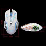 Q-13 Draadloze Gaming Muis - 2.4GHz RGB Optisch Ergonomisch, Verzenden