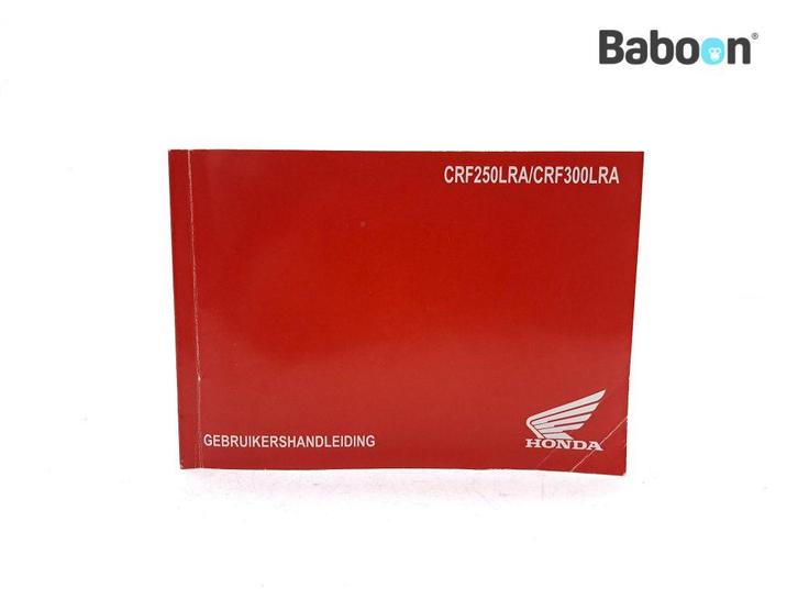 Instructie Boek Honda CRF 300 L Rally 2021-2023 Dutch, Motoren, Onderdelen | Honda, Gebruikt, Verzenden