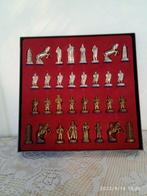 Schaakspel - metaal en pasta