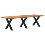 vidaXL Eettafel rechthoekig 280x100x74 cm massief eikenhout, Huis en Inrichting, Tafels | Eettafels, Verzenden, Nieuw