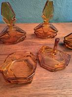 Art Deco Toiletset (5) - Val Saint Lambert - Kristal, Antiek en Kunst