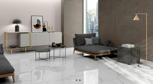 Portofino marble Wit hoogglans 60x120 vloertegel en, Doe-het-zelf en Bouw, Tegels, Ophalen of Verzenden