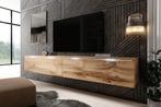TV-Meubel Dixon - Eiken - 180 cm - tv kast - Led, Huis en Inrichting, Kasten |Televisiemeubels, Overige materialen, Verzenden
