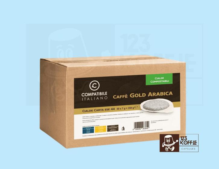 Compatibile Italiano Caffè Gold Arabica ESE 44 mm Pads 50 x, Elektronische apparatuur, Koffiemachine-accessoires, Verzenden