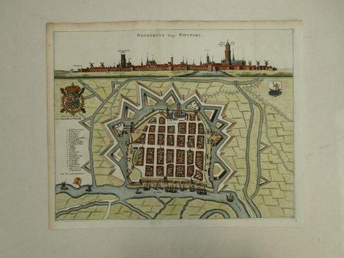 België - Nieuwpoort; Pieter Vander Aa - Neoportus vulgo, Boeken, Atlassen en Landkaarten