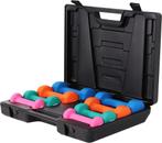 Gorilla Sports Aerobics Set 10 kg – 8 Halters - Incl. Koffer, Verzenden, Nieuw
