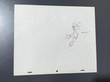 Tintin - 1 Dessin de production original - Professeur