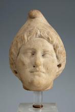 Romain antique Marbre Tête sculptée dAttis. IIe - IIIe, Verzamelen
