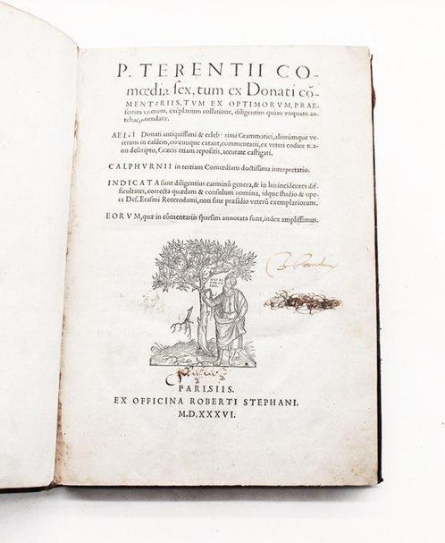 Terenzio - Comoediae Sex - 1536, Antiquités & Art, Antiquités | Livres & Manuscrits