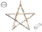 Ster Hout met LED 40 cm