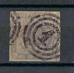Danemark 1857 - Danemark 16 S gris-violet attesté Jorgensen