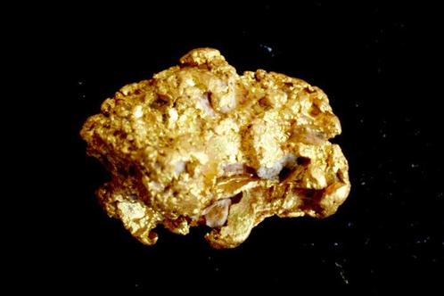 Goud Natif, goudklomp uit Suriname of Frans-Guyana- 1.13 g -, Verzamelen, Dierenverzamelingen