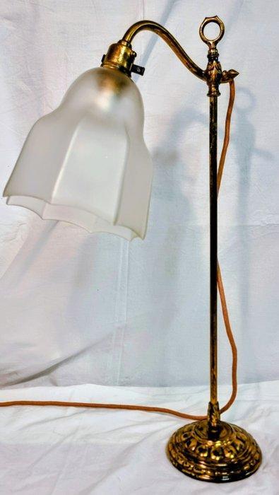 Staande lamp - Messing - Oude Jugendstil-lamp, Antiquités & Art, Curiosités & Brocante