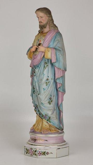 Statue, Statue of Jesus Christ - 45 cm - Biscuit de
