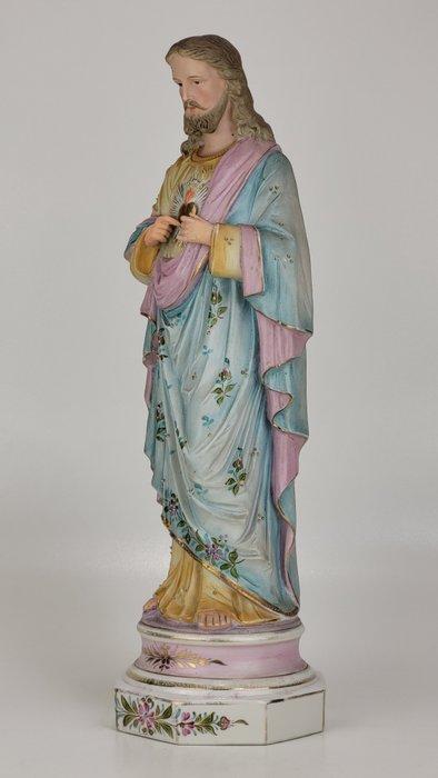 Statue, Statue of Jesus Christ - 45 cm - Biscuit de, Antiek en Kunst, Antiek | Boeken en Manuscripten