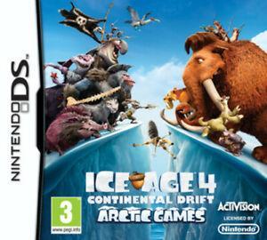 Ice Age 4: Continental Drift: Arctic Games (DS) PEGI 3+, Games en Spelcomputers, Games | Nintendo DS, Zo goed als nieuw, Verzenden