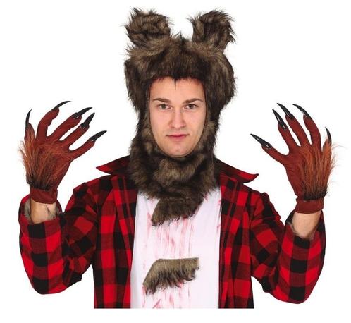 Halloween Handschoenen Weerwolf Klauwen, Hobby en Vrije tijd, Feestartikelen, Nieuw, Verzenden
