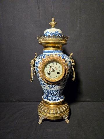Horloge de table Style Empire - Bronze doré - 1910-1920 -, Antiek en Kunst