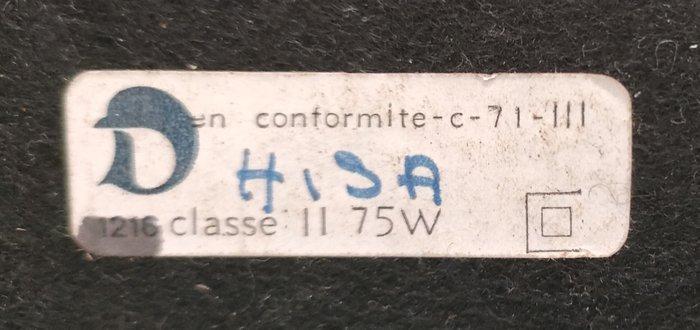 Le Dauphin - Lampe - japonisante Hisa - Bois laqué bordeaux, Antiek en Kunst, Curiosa en Brocante