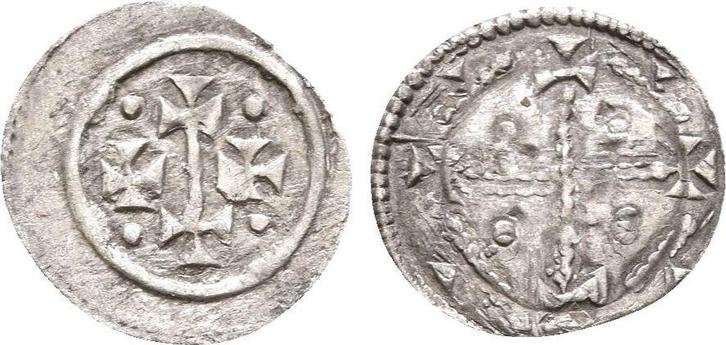 Denar Ungarn: Anonym, 12 Jhrh, Postzegels en Munten, Munten | Europa | Niet-Euromunten, België, Verzenden