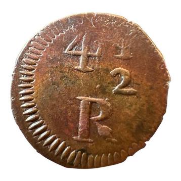 Portugal. D. Maria II (1834-1853). 4 1/2 Reis 1846 (Sans