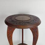 Bijzettafel - Hout, eik - Piëdestal / Plantentafel