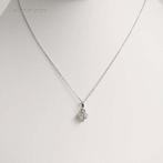 0,44 ct diamanten halsketting met hanger, Handtassen en Accessoires, Edelstenen, Nieuw, Ophalen