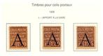 France 1928/1929 - Lot complet de Timbres pour Colis Postaux