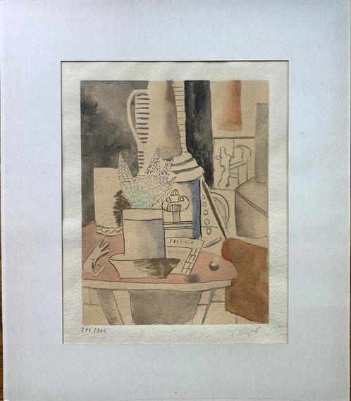 Fernand Léger (1881-1955) - Nature morte ai journal, Antiek en Kunst, Antiek | Overige Antiek