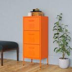 vidaXL Armoire de rangement Orange 42,5x35x101,5 cm, Maison & Meubles, Verzenden, Neuf