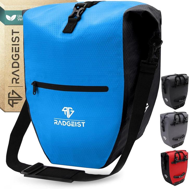 2dekans | RADGEIST fietstas voor fietsdrager - fietstas voor, Vélos & Vélomoteurs, Accessoires vélo | Sacoches, Enlèvement ou Envoi