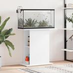 vidaXL Aquariumstandaard Wit 75x36x72,5 cm Bewerkt Hout, Dieren en Toebehoren, Vissen | Aquaria en Toebehoren, Verzenden, Nieuw