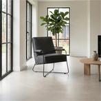 Leren fauteuil Hope - Vintage Grey (grijs), Maison & Meubles, Fauteuils, Ophalen of Verzenden