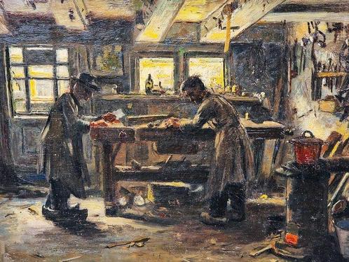 Barend Hendrik ter Weeme (1880-1956) - Meubelmakers in hun, Antiek en Kunst, Kunst | Schilderijen | Klassiek