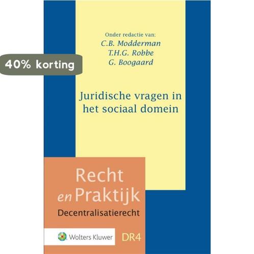 Juridische vragen in het sociaal domein 9789013164657, Boeken, Wetenschap, Zo goed als nieuw, Verzenden