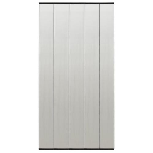 vidaXL Vliegengordijn 5-delig 120x240 cm mesh zwart, Doe-het-zelf en Bouw, Deuren en Vliegenramen, Nieuw, Verzenden