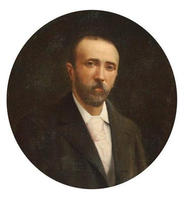 Spaanse school (XIX) - Retrato de un caballero, Antiek en Kunst, Kunst | Schilderijen | Klassiek