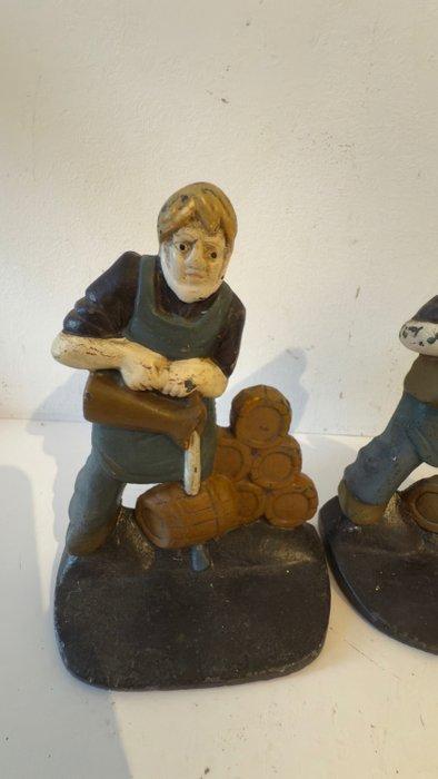 Serre-livres (3) - Fonte - Pare-porte ou livres, Antiek en Kunst, Curiosa en Brocante