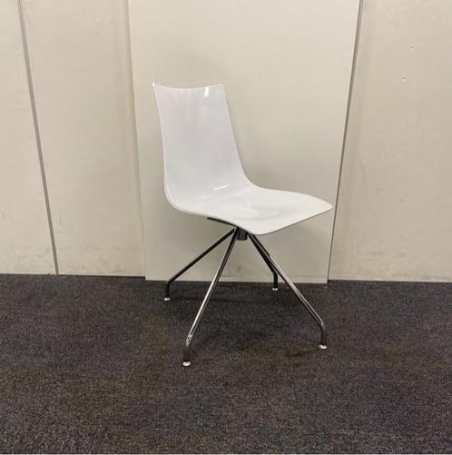 Tweedehands scab Zebra design stoel, draaistoel,  Wit -, Huis en Inrichting, Stoelen, Gebruikt, Eén