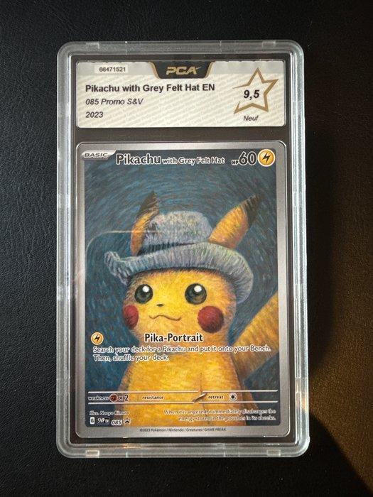 Pokémon Graded card - Pikachu with Grey Felt Hat 085 Promo, Hobby en Vrije tijd, Verzamelkaartspellen | Pokémon