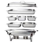 Alora Chafing Dish Chrome 6 Bakken - Voedsel Warmhouden -, Huis en Inrichting, Nieuw