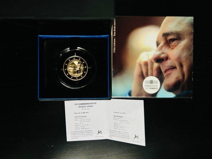 Frankrijk. 2 Euro 2022 Erasmus + Jacques Chirac (2, Postzegels en Munten, Munten | Europa | Euromunten