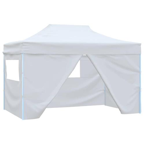 vidaXL Partytent met 4 zijwanden inklapbaar 280x410x315 cm, Tuin en Terras, Partytenten, Nieuw, Verzenden