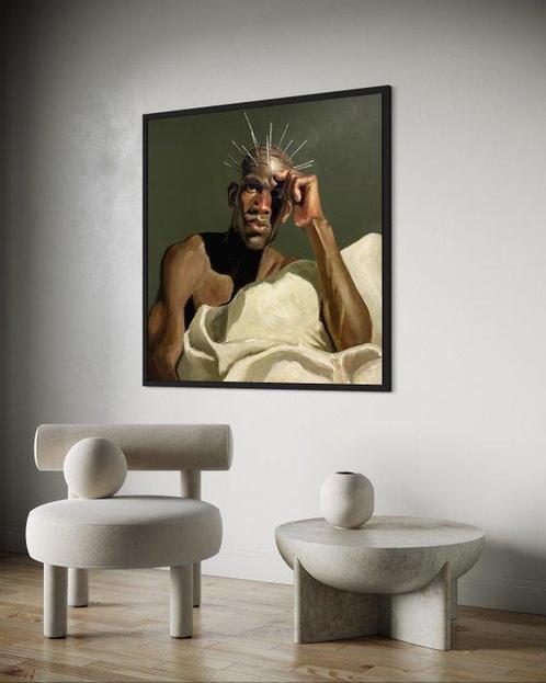 Houessou Koffins Bryan (1999) - Couronne d’épines, Antiek en Kunst, Kunst | Schilderijen | Modern