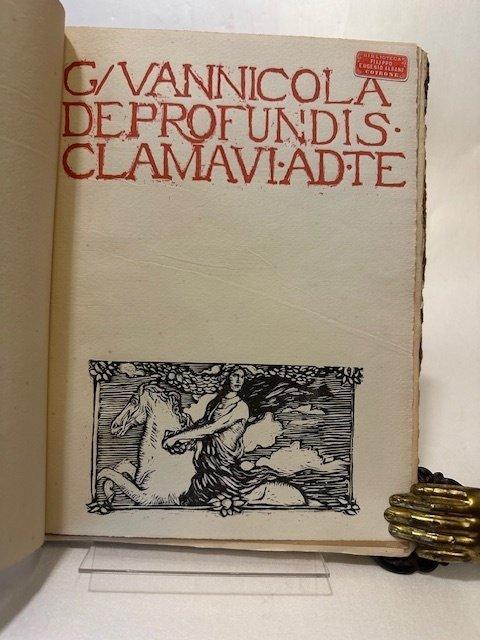 Vannicola Giuseppe. - De Profundis clamavi ad te - 1905, Antiek en Kunst, Antiek | Boeken en Manuscripten