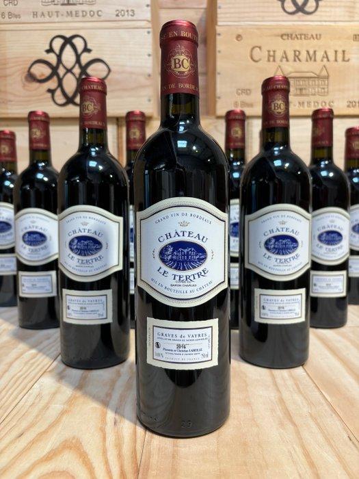 2016 Chateau Le Tertre - Graves - 12 Flessen (0.75 liter), Collections, Vins