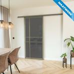 Stalen Schuifdeur met koofsysteem 6 Vlaks Olijfgroen Maatwer, Doe-het-zelf en Bouw, Raamkozijnen en Schuifdeuren, Nieuw, Metaal